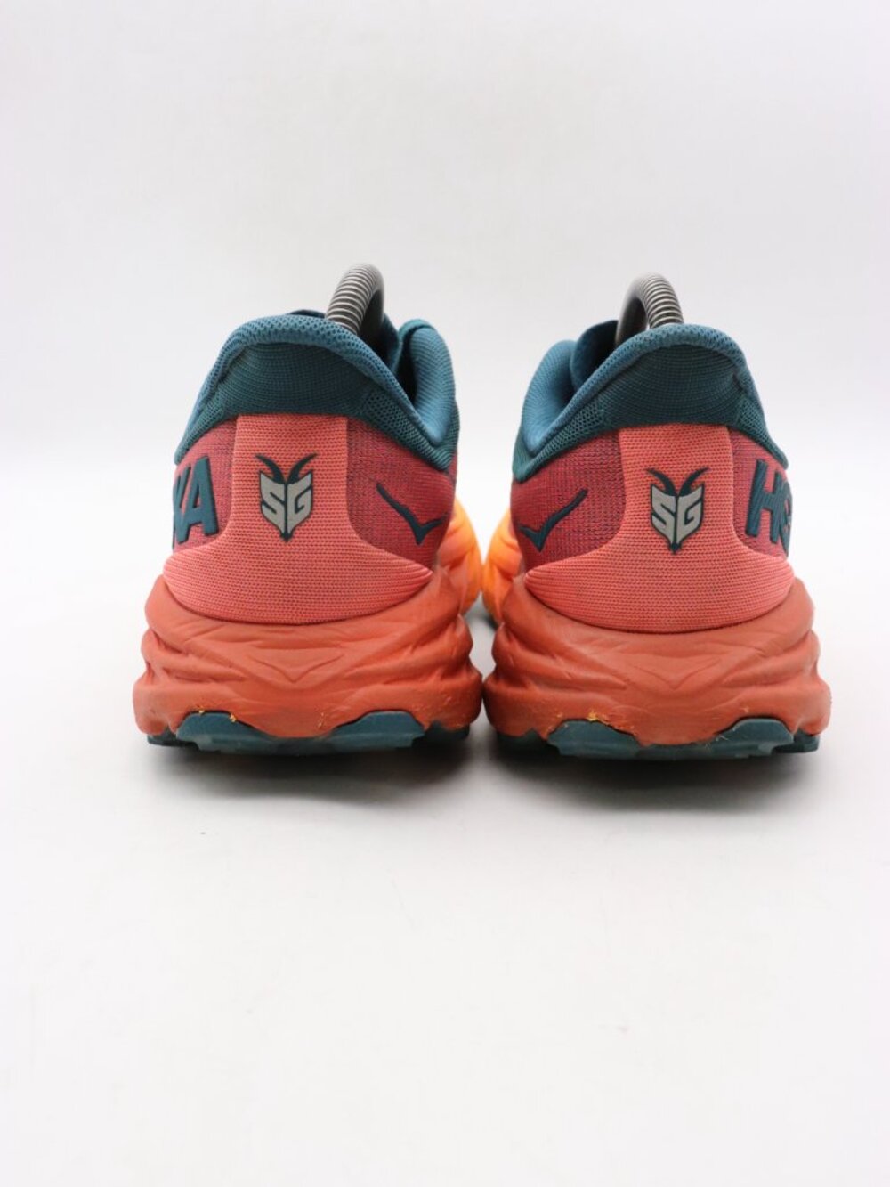 Hoka One One Speedgoat 5 Women's 9 B Blue Coral Camellia Sneakers 1123158 BCCML - Picture 5 of 9